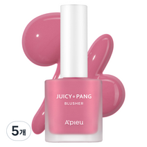 어퓨 과즙팡 워터 블러셔 8g, PK02 가나다라즈베리, 5개