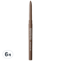 우드버리 HD아쿠아젤 오토아이라이너 0.28g, 다크브라운, 6개