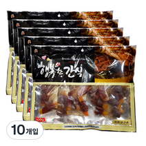 행복한간식 강아지 사사미 간식 400g, 오리 고구마맛, 10개입