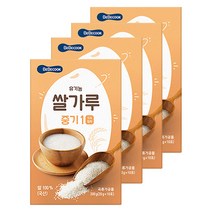베베쿡 유기농 쌀가루 중기1 20g x 10p, 4개