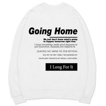 벤힛 고잉 홈 세미 오버핏 특양면 맨투맨