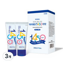 제니튼 닥터제니 하이에프 1450 고불소 치약 2p, 120g, 3개