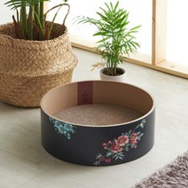 힐링타임 화묘 고양이 스크래쳐 기본사이즈 NH-2147, 블랙, 1개