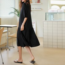 핑크시슬리 찰랑찰랑 주름 원피스