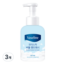 바세린 모이스처 버블 핸드워시, 500ml, 3개