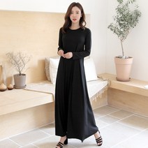 세이스타일 아멜리에 긴팔 박스 A롱 원피스