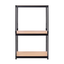 스피드랙 V2 스탠드 선반 3단 1000 x 600 x 1800 mm, 블랙