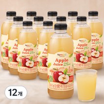 탐사 농장(愛)애 청송 사과 주스, 1000ml, 12개