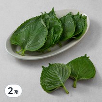 국내산 무농약 추부깻잎, 35g, 2개