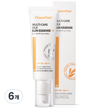 팜트리 멀티케어 실크 선 에센스 SPF 50+ PA+++, 50ml, 6개