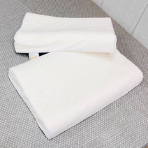 아지오텍스 굴곡형 천연라텍스 베개 2p + 속커버 2p