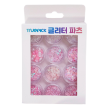 아인스토어 페이스 메이크업 반짝이 네일아트 12종 글리터 파츠 FHDD.23, 페이스 메이크업 글리터 파츠 (FHDD.23) - 2_디자인 B, 1개