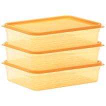 생활엔 말랑핏 차곡차곡 식재료 보관용기 1400ml, 3개, 단품