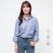 캐럿 여성 옥스퍼드 컴포트핏 셔츠