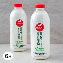 서울우유 목장의 신선함이 살아있는 우유, 1000ml, 6개