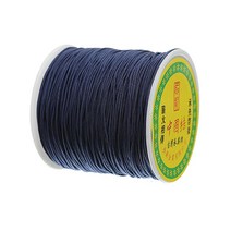 나일론 매듭실 실팔찌 만들기 0.8mm, Prussian Blue, 90m