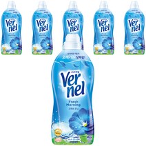 버넬 프레쉬모닝 섬유유연제 본품, 1.8L, 6개