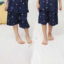 씨엘스토리 아동용 꼬리여우 여름 인견 파자마 바지