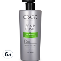 케라시스 두피 클리닉 단백질 샴푸 플로럴파우더향, 750ml, 6개