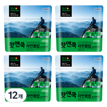 이지밥 핫앤쿡 라면애밥 쇠고기미역국, 110g, 12개
