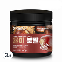조은약초 율피분말, 200g, 3개