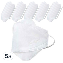 지에이헬스케어 크린테크 365 헬스데이 입체마스크 대형 흰색, 50매입, 5개