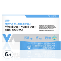 비타민마을 신 포스트바이오틱스 프로바이오틱스 프리바이오틱스 프롤린 모유유산균 90p, 6개, 180g