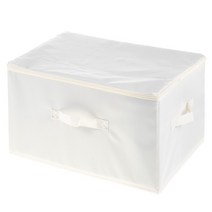 코멧 홈 베이직 모던 옥스포드 리빙박스 39L, 화이트