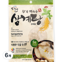 다예 황기 백숙용 삼계탕 부재료, 6개, 20g
