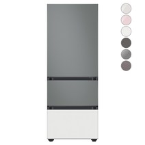 [색상선택형] 삼성전자 비스포크 김치플러스 냉장고 방문설치, 새틴 그레이