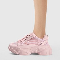 쿨하스 천연양가죽 키높이 어글리 스니커즈 LI003PK