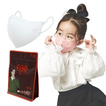 이비에 더세로 마스크 KF94 30p + 향균파우치, 30개입, 1세트, 화이트(마스크)