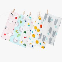 곤지곤지 인견 때수건 5종 세트, 래빗 프렌즈, 1세트