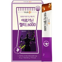 로엘 저스틱 아르기닌6000 젤리스틱 14p, 25g, 1개