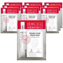 큐어시스 레드라인 트러블 클리어 세럼 마스크 23g, 1개입, 10개