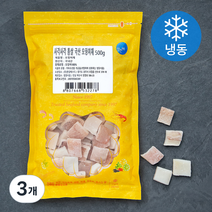 알찬해 국산 사각사각 통살 오징어채 (냉동), 500g, 3개