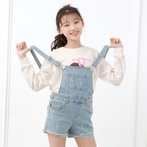 제이키드 주니어용 씨엘 청멜빵바지