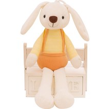 네이처타임즈 귀여운 토끼 인형, 옐로우, 60cm
