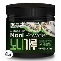 조은약초 노니 가루, 4개, 200g