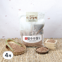 대구상회 국내산 찰수수쌀, 500g, 4개