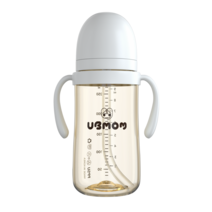 유비맘 시그니처 빨대컵 280ml, 구름, 1개