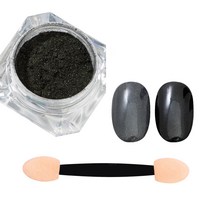 네일은재료빨 미러 파우더, 다크그레이, 1개
