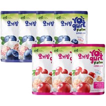 프로엠 요거팜 쌀로 만든 스낵 블루베리 30g x 4p + 크랜베리 30g x 3p, 현미, 1세트