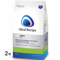 아이디얼레시피 강아지 퍼피 건식사료, 오리, 1kg, 2개