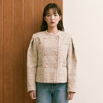 안젤로비안코 여성용 Honey Tweed 재킷