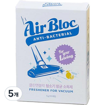 클린앤블락 에어블락 청소기 향균소독 탈취제 과일 트로피칼향 본품 6p, 30g, 5개