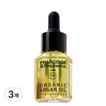프랑스와즈 유기농 아르간 오일 비정제, 3개, 35ml