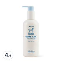 토니모리 프리미엄 산양유 촉촉 바디워시 머스크향, 300ml, 4개