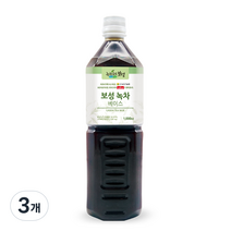 녹차수도보성 녹차 베이스, 1000ml, 3개