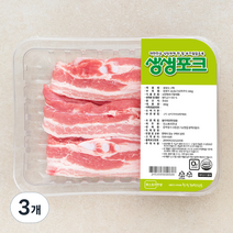 생생포크 한돈 1등급 삼겹살 구이용(냉장), 300g, 3개